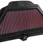 K&N Filters KNKA-1016 Replacement Motorcycle Air Filter Suit Kawasaki Zx1000 Ninja Zx-10R 2016-On