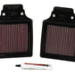 K&N Filters KNKA-1299-1 Replacement Motorcycle Air Filter Suit 2000-2006 Kawasaki Zx12R Ninja 1200