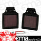 K&N Filters KNKA-1299-1 Replacement Motorcycle Air Filter Suit 2000-2006 Kawasaki Zx12R Ninja 1200