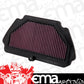 K&N Filters KNKA-6009 Replacement Motorcycle Air Filter Suit 2009-2013 Kawasaki Zx6R Ninja