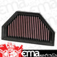 K&N Filters KNKT-1108 Replacement Motorcycle Air Filter Suit 2008-2013 Ktm 1190 Rc8, Rc8R