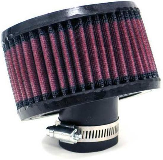 K&N Filters KNR-0640 Universal Clamp On Filter Suit 1.5 In 38 Mm 4.5 In 114 Mm H X 3.75 In 95 Mm Od