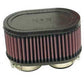 K&N Filters KNR-0990 Universal Clamp On Filter Suit Dual Flange 1.875 In 48 Mm 3 In 76 Mm H X 6.125 In 156 Mm L X 3.875 In 98 Mm W