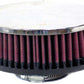 K&N Filters KNRA-055V Universal Clamp On Filter Suit 2.063 In 52 Mm 2 In 51 Mm H X 5.5 In 140 Mm Od