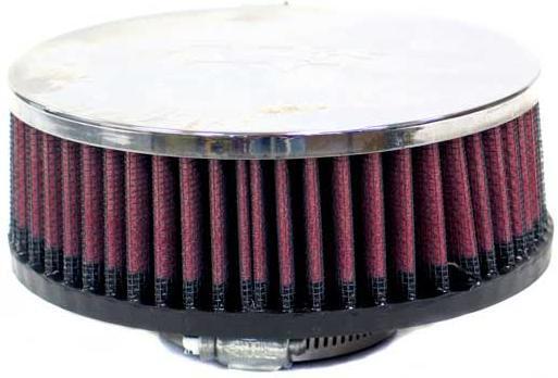 K&N Filters KNRA-055V Universal Clamp On Filter Suit 2.063 In 52 Mm 2 In 51 Mm H X 5.5 In 140 Mm Od