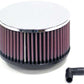 K&N Filters KNRA-056V Universal Clamp On Filter Suit 2.063 In 52 Mm 3 In 76 Mm H X 5.5 In 140 Mm Od