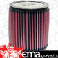 K&N Filters KNRA-0610 Universal Clamp On Filter Suit 2.563 In 65 Mm 5 In 127 Mm H X 4.5 In 114 Mm Od