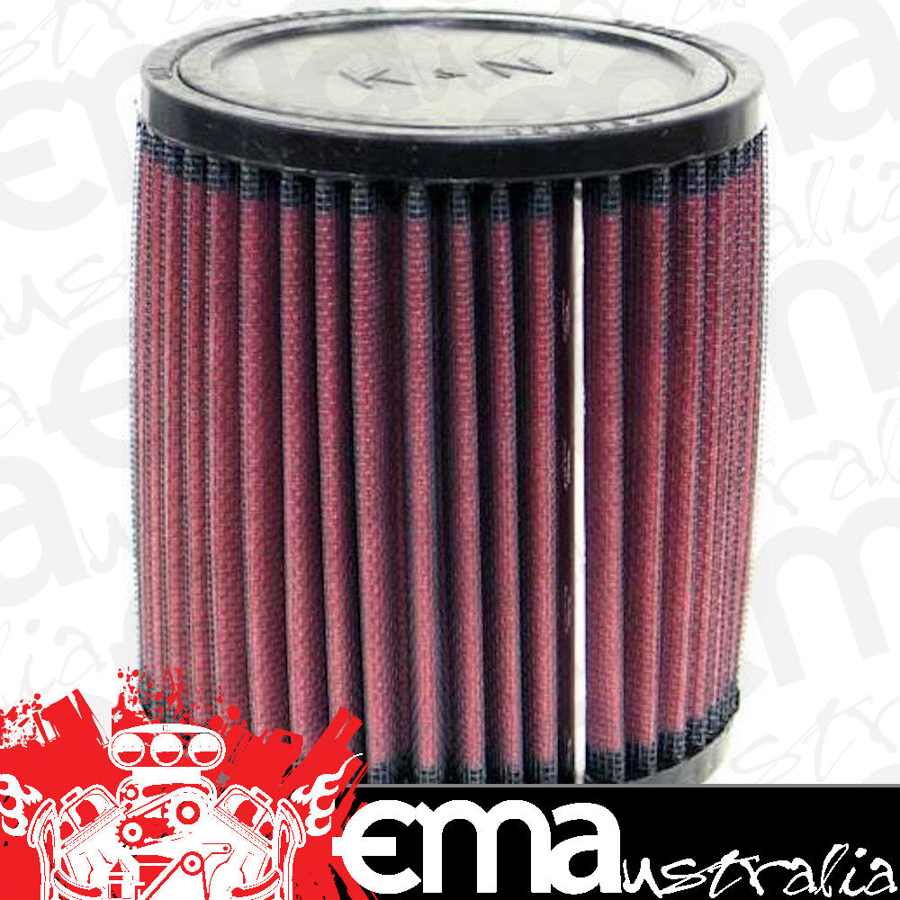 K&N Filters KNRA-0610 Universal Clamp On Filter Suit 2.563 In 65 Mm 5 In 127 Mm H X 4.5 In 114 Mm Od