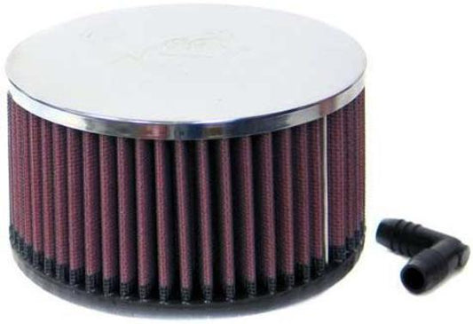 K&N Filters KNRA-063V Universal Clamp On Filter Suit 2.563 In 65 Mm 3 In 76 Mm H X 5.5 In 140 Mm Od