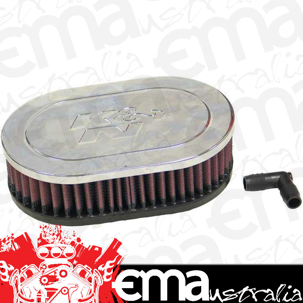 K&N Filters KNRA-071V Universal Clamp On Filter Suit 2.063 In 52 Mm 2 In 51 Mm H X 7 In 178 Mm L X 4.5 In 114 Mm W
