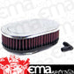 K&N Filters KNRA-076V Universal Clamp On Filter Suit 2.563 In 65 Mm 2 In 51 Mm H X 7 In 178 Mm L X 4.5 In 114 Mm W