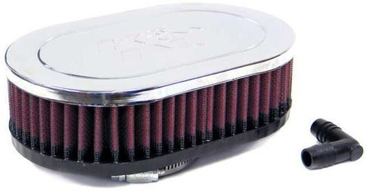 K&N Filters KNRA-076V Universal Clamp On Filter Suit 2.563 In 65 Mm 2 In 51 Mm H X 7 In 178 Mm L X 4.5 In 114 Mm W