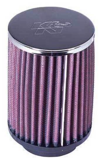 K&N Filters KNRC-0510 Universal Clamp On Filter Suit 2.125 In 54 Mm 5 In 127 Mm H X 3.5 In 89 Mm Od