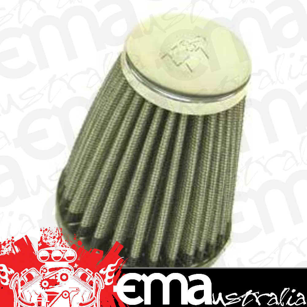 K&N Filters KNRC-1290 Universal Clamp On Filter Suit 1.875 In 48 Mm 3.688 In 94 Mm H X 3.5 In 89 Mm Base Od X 2 In 51 Mm Top Od