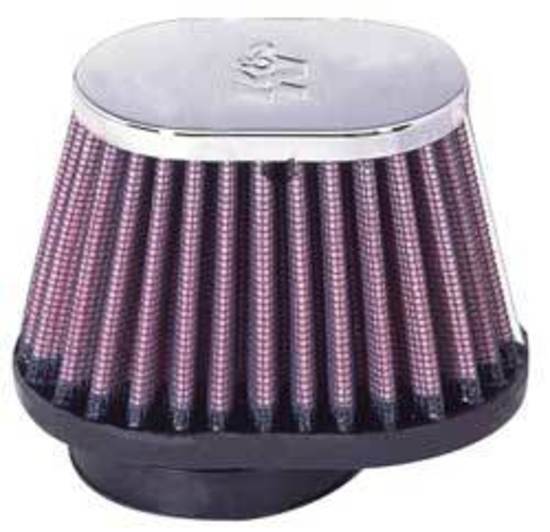 K&N Filters KNRC-1820 Universal Clamp On Filter Suit 2 In 51 Mm 4 In 102 Mm Base L X 3 In 76 Mm Base W X 2.75 In 70 Mm H X 3 In 76 Mm Top L X 2 In 51 Mm Top W