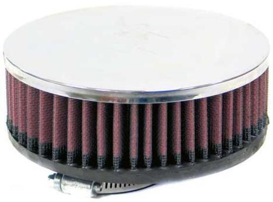 K&N Filters KNRC-2400 Universal Clamp On Filter Suit 2 In 51 Mm 2 In 51 Mm H X 5.125 In 130 Mm Od