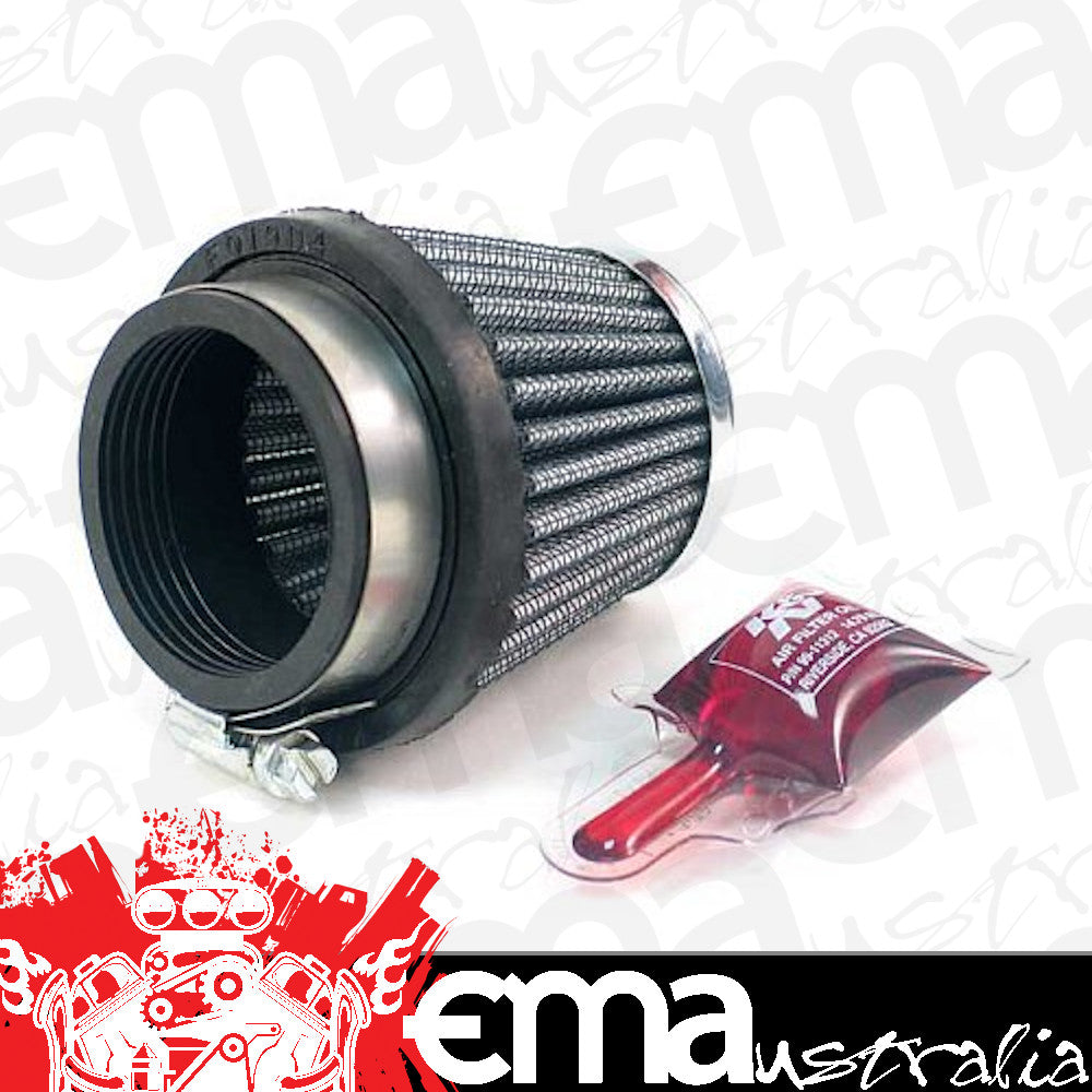 K&N Filters KNRC-2500 Universal Clamp On Filter Suit 1.938 In 49 Mm 2.5 In 64 Mm H X 3 In 76 Mm Base Od X 2 In 51 Mm Top Od