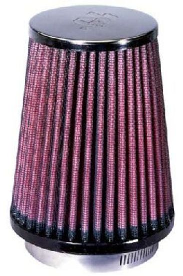K&N Filters KNRC-2600 Universal Clamp On Filter Suit 2.875 In 73 Mm 5 In 127 Mm H X 4 In 102 Mm Base Od X 3 In 76 Mm Top Od