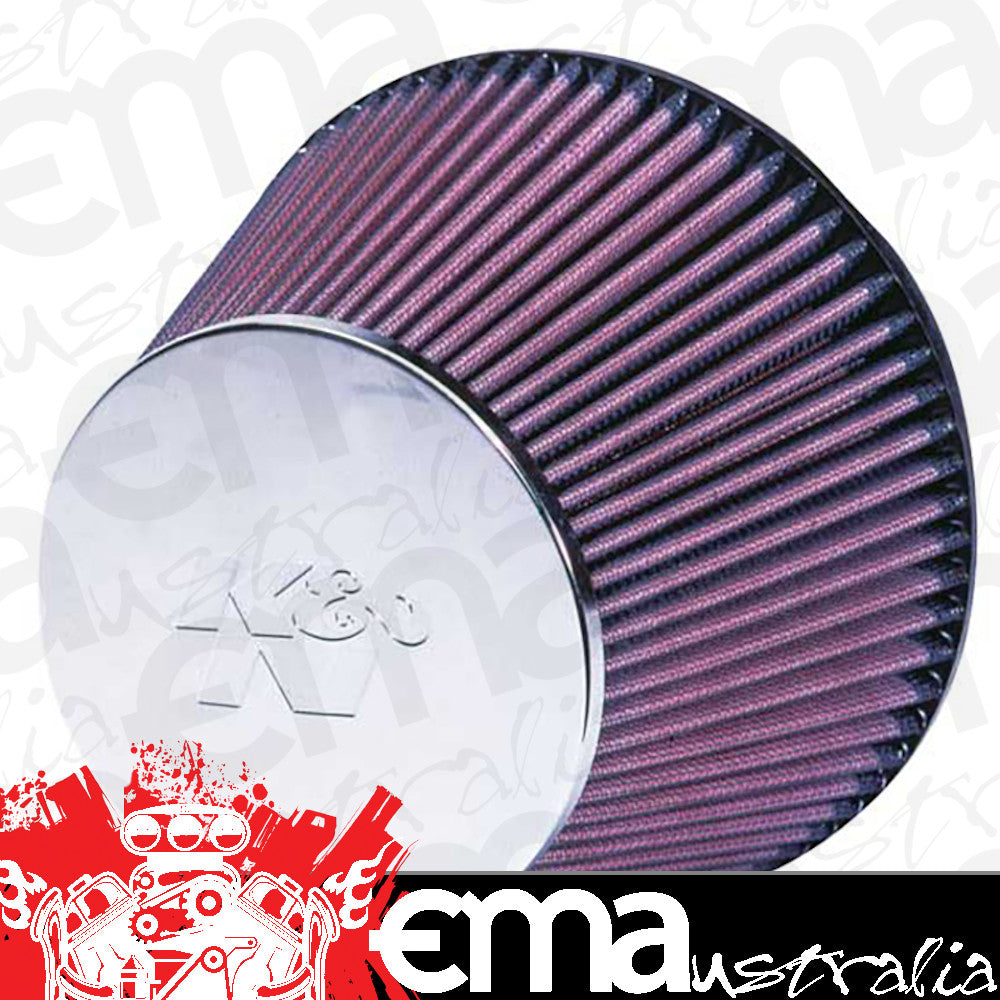 K&N Filters KNRC-2960 Universal Clamp On Filter Suit 6 In 152 Mm 5 In 127 Mm H X 7.5 In 191 Mm Base Od X 5.125 In 130 Mm Top Od