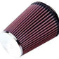 K&N Filters KNRC-3250 Universal Clamp On Filter Suit 3.125 In 79 Mm 6 In 152 Mm H X 5 In 127 Mm Base Od X 3.5 In 89 Mm Top Od
