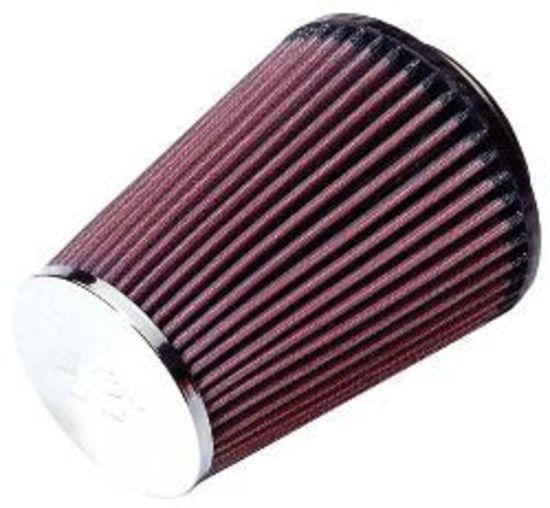 K&N Filters KNRC-3250 Universal Clamp On Filter Suit 3.125 In 79 Mm 6 In 152 Mm H X 5 In 127 Mm Base Od X 3.5 In 89 Mm Top Od
