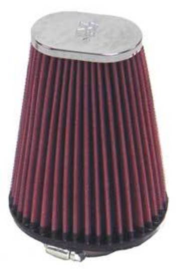 K&N Filters KNRC-3680 Universal Clamp On Filter 2.438 In 62 Mm 4.5 In 114 Mm Base L X 3.75 In 95 Mm Base W X 6 In 152 Mm H X 3 In 76 Mm Top L