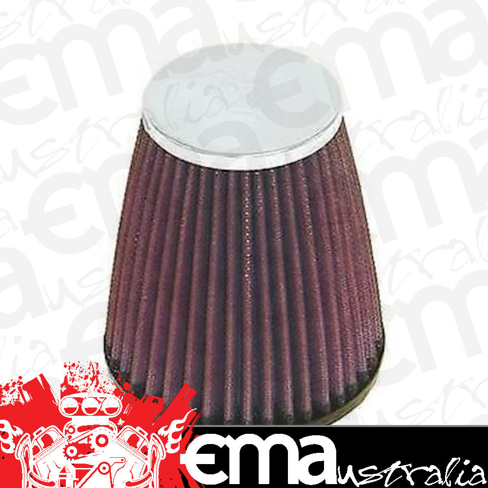 K&N Filters KNRC-4340-3 Knrc-4340 Tapered Pod Filter 4.5"B X 3"T X 5"L Chrome Top 2.688" Inlet