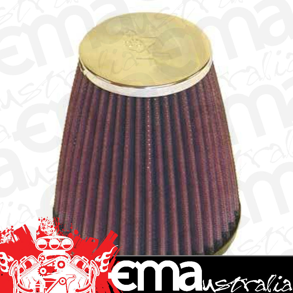 K&N Filters KNRC-4340 Universal Clamp On Filter Suit 2.688 In 68 Mm 5 In 127 Mm H X 4.5 In 114 Mm Base Od X 3 In 76 Mm Top Od