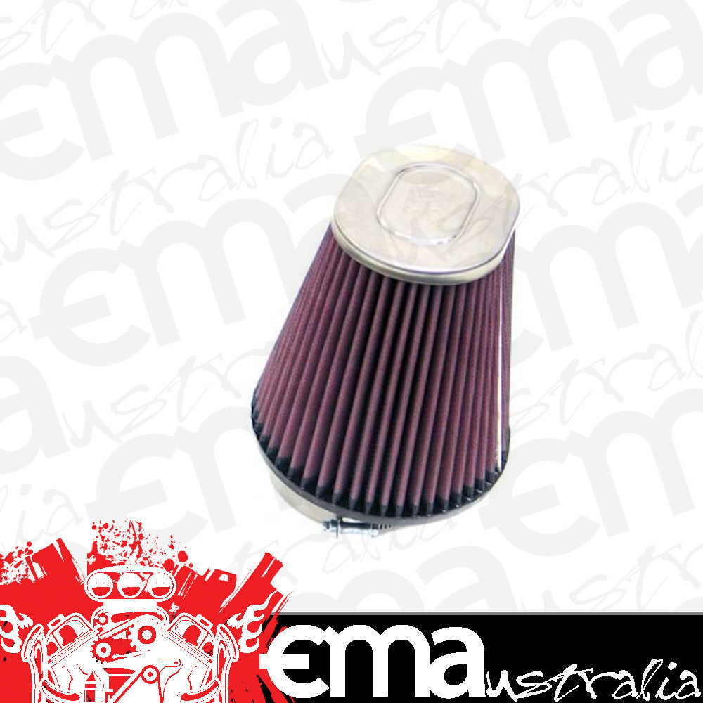 K&N Filters KNRC-4400 Universal Clamp On Filter Suit 3.5 In 89 Mm 5.75 In 146 Mm Base L X 5.75 In 146 Mm Base W X 6 In 152 Mm H X 4.5 In 114 Mm Top L X 3.25 In