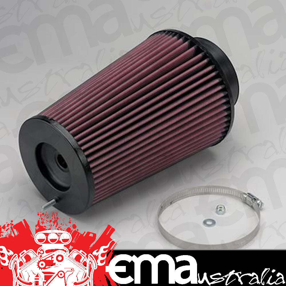 K&N Filters KNRC-4780 Clamp-On Air Filter 5.25" X 6.625" X 1.688"H Black Top 4" Inlet
