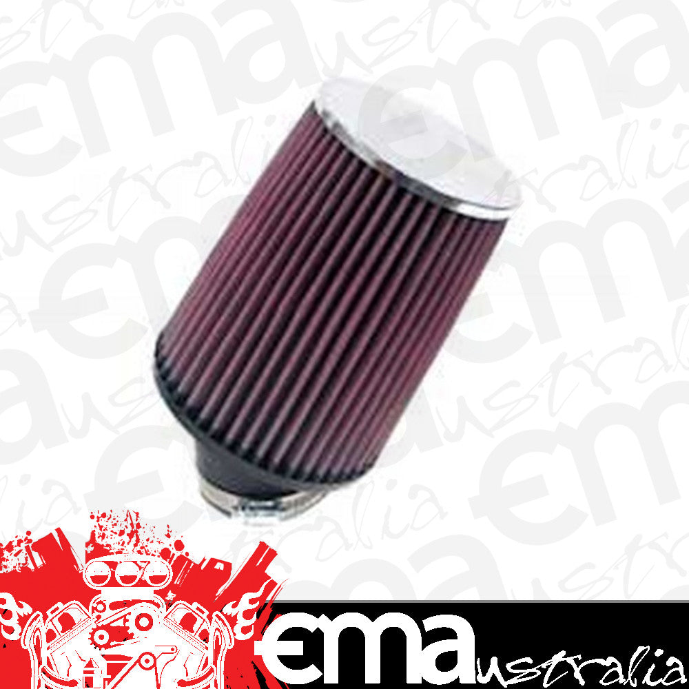 K&N Filters KNRC-4790 Universal Clamp On Filter Suit 2.75 In 70 Mm 7 In 178 Mm H X 5.5 In 140 Mm Base Od X 4.5 In 114 Mm Top Od
