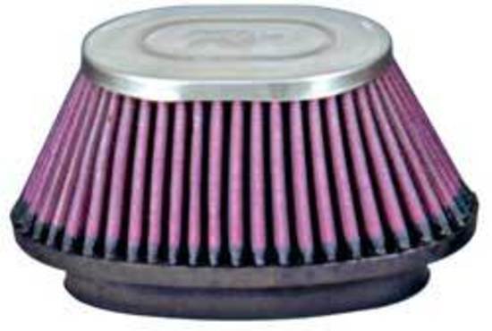 K&N Filters KNRC-5004 Universal Clamp On Filter Suit 2.938 In 75 Mm 6.5 In 165 Mm Base L X 4.75 In 121 Mm Base W X 3.5 In 89 Mm H X 4.5 In 114 Mm Top L X 3.25 In