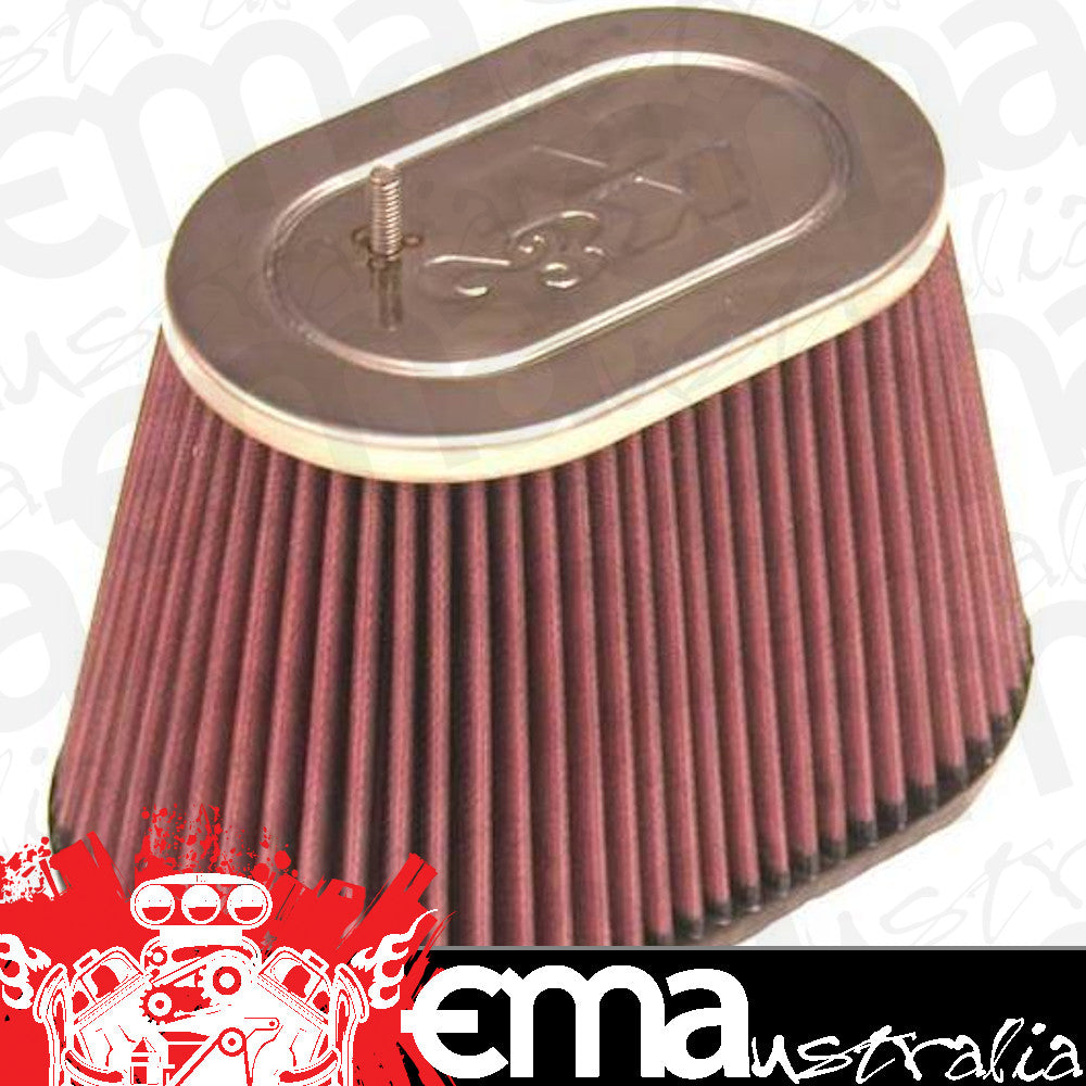 K&N Filters KNRC-5050 Universal Clamp On Filter Suit 2.938 In 75 Mm 8.625 In 219 Mm Base L X 5.25 In 133 Mm Base W X 5.5 In 140 Mm H X 6.25 In 159 Mm Top L X 4 I