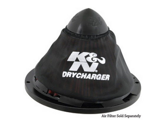 K&N Filters KNRC-5052DK Replacement Air Filter Wrap - Black Suit Apollo Cold Air Intake System Knrc-5052