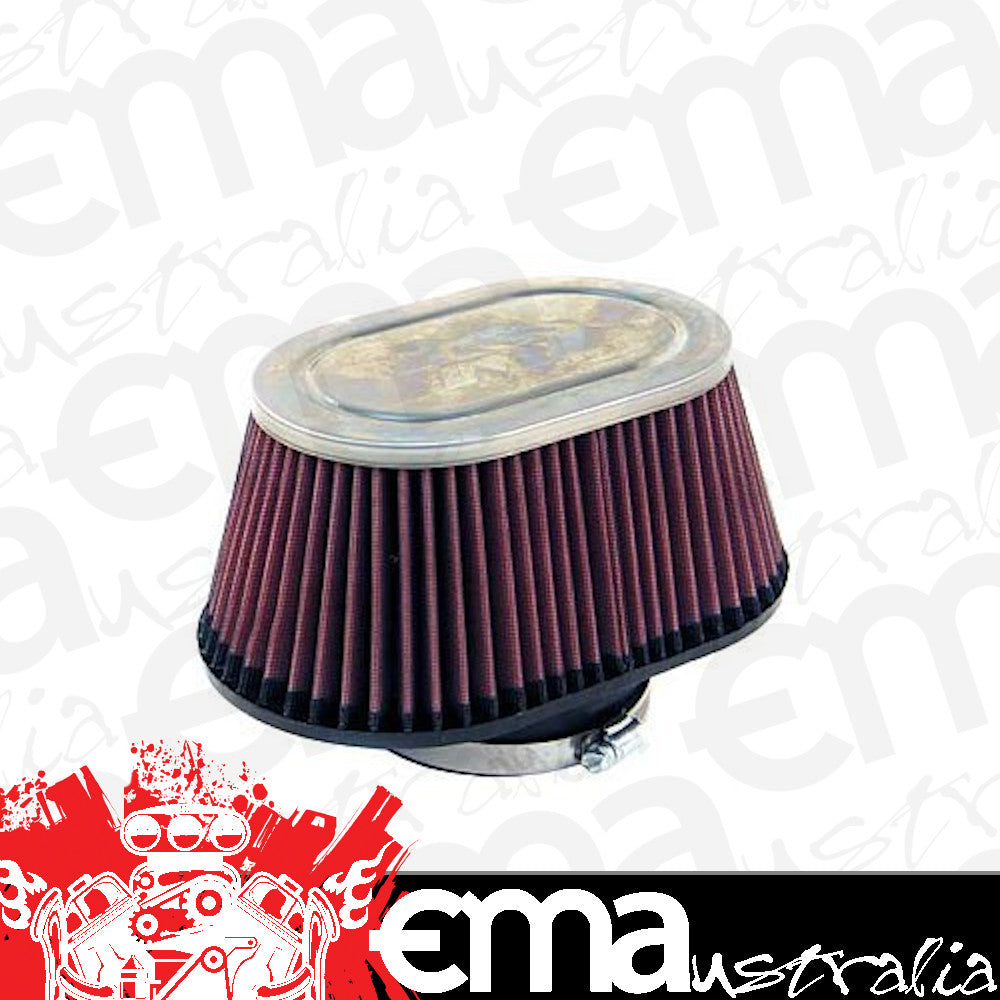 K&N Filters KNRC-5148 Universal Clamp On Filter Suit 4 In 102 Mm 5.75 In 146 Mm Base L X 4 In 102 Mm Base W X 4 In 102 Mm H X 7 In 178 Mm Top L X 4.5 In 114 Mm