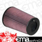 K&N Filters KNRC-5169 Universal Clamp On Filter Suit 3.5 In 89 Mm 12 In 305 Mm H X 8 In 203 Mm Base Od X 6.625 In 168 Mm Top Od