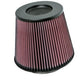 K&N Filters KNRC-5177 Universal Clamp On Filter Suit 6 In 152 Mm 7.5 In 191 Mm H X 9 In 229 Mm Base Od X 6.625 In 168 Mm Top Od