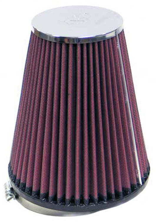 K&N Filters KNRC-8480 Universal Clamp On Filter Suit 3.75 In 95 Mm 6.75 In 171 Mm H X 5.75 In 146 Mm Base Od X 3.5 In 89 Mm Top Od