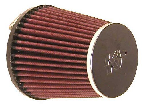 K&N Filters KNRC-9350 Universal Clamp On Filter Suit 2.75 In 70 Mm 4.875 In 124 Mm H X 3.5 In 89 Mm Top Od 4.688 In 119 Mm Base Od