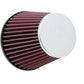 K&N Filters KNRC-9480 Universal Clamp On Filter Suit 3 In 76 Mm 4.625 In 117 Mm H X 5 In 127 Mm Base Od X 3.5 In 89 Mm Top Od