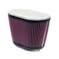 K&N Filters KNRD-3400 Air Filter Stack Oval 9"L X 5.5"W X 6.25"H Dual 1.75" Neck
