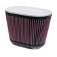 K&N Filters KNRD-3500 Oval Injector Stack Filter 9"L X 5.5"W X 6.25"H Dual 1.875" Neck