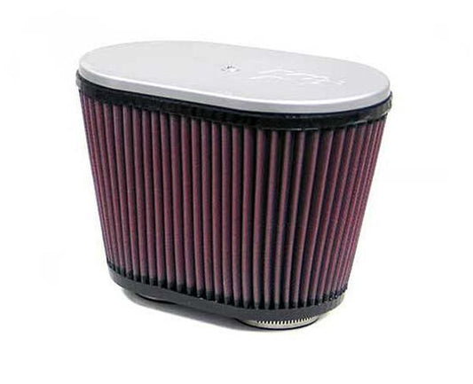 K&N Filters KNRD-3500 Oval Injector Stack Filter 9"L X 5.5"W X 6.25"H Dual 1.875" Neck