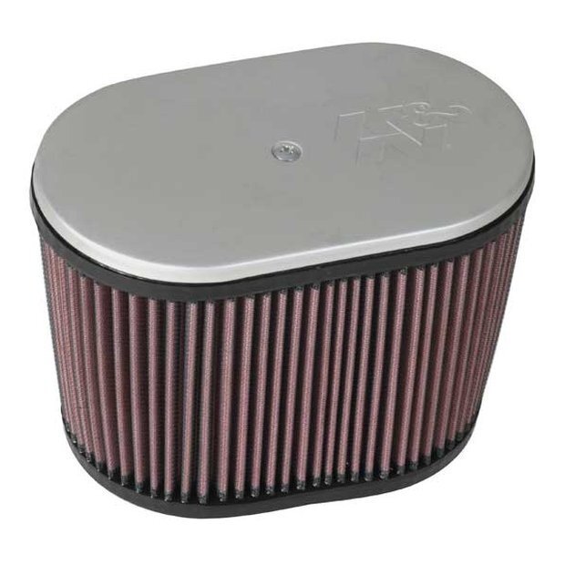 K&N Filters KNRD-4600 Universal Clamp On Filter Dual Flange Suit 2.5 In 64 Mm 6.25 In 159 Mm H X 9 In 229 Mm L X 5.5 In 140 Mm W