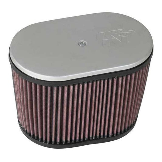 K&N Filters KNRD-4600 Universal Clamp On Filter Dual Flange Suit 2.5 In 64 Mm 6.25 In 159 Mm H X 9 In 229 Mm L X 5.5 In 140 Mm W