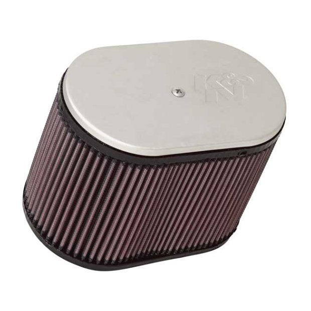 K&N Filters KNRD-5020 Universal Clamp On Filter Suit Dual Flange 2.625 In 67 Mm 6.25 In 159 Mm H X 9 In 229 Mm L X 5.5 In 140 Mm W