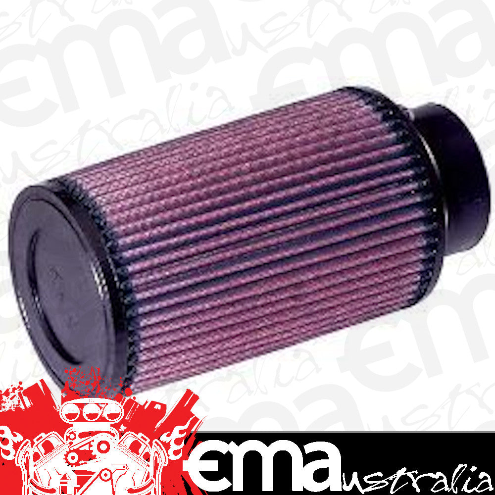 K&N Filters KNRE-0910 Universal Clamp On Filter Suit 3 In 76 Mm 8 In 203 Mm H X 5 In 127 Mm Base Od X 4.625 In 117 Mm Top Od