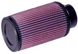 K&N Filters KNRE-0910 Universal Clamp On Filter Suit 3 In 76 Mm 8 In 203 Mm H X 5 In 127 Mm Base Od X 4.625 In 117 Mm Top Od