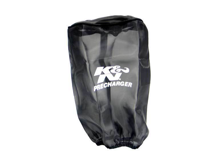 K&N Filters KNRE-0910PK Universal Filter Wrap Black 8 In 203 Mm H X 4.75 In 121 Mm Top Od 5 In 127 Mm Base Od