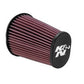 K&N Filters KNRE-0960 Universal Clamp On Filter Suit 2.438 In 62 Mm 4.5 In 114 Mm Base L X 3.75 In 95 Mm Base W X 6 In 152 Mm H X 3.5 In 89 Mm Top L X 2.5 In 64